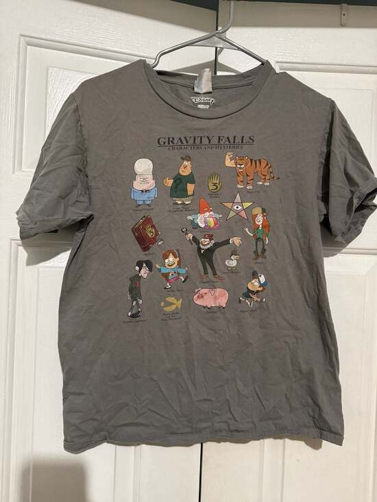 Disney Other - Disney Gravity Falls Characters and Mysteries T-Shirt Size Small